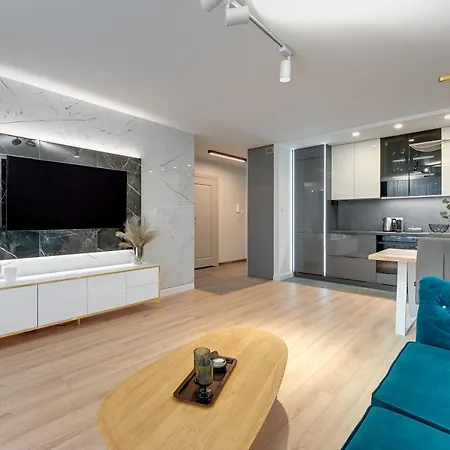 Lägenhet Przystan Letnica Seaside By Downtown Gdańsk