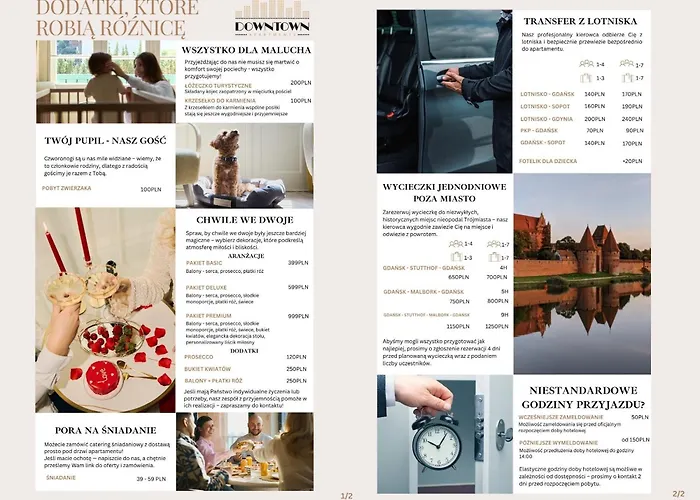 公寓 Przystan Letnica Seaside By Downtown 格但斯克